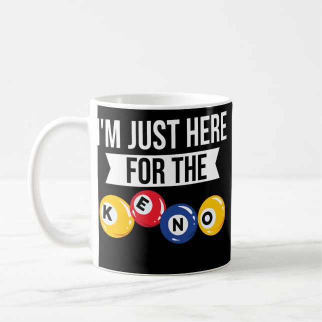 Mug Keno Joueur Slot Machine Numéros Casino  (Gauche)