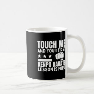 Mug Kenpo Karate Leçon Pour Coach Gratuit Amusant Amér