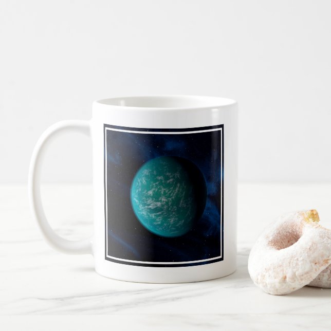 Mug Kepler 22b, Une planète extra-solaire. (Avec donut)