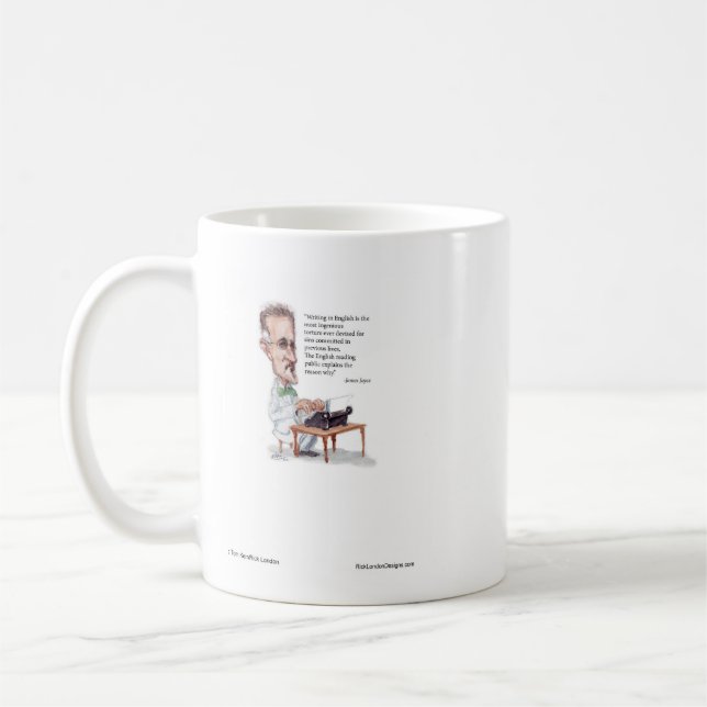 Mug Kerr/Londres James Joyce & English Is Torture Cita (Gauche)
