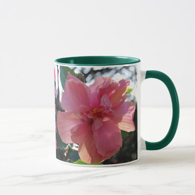 Mug Ketmie rose en Hawaï (Droite)