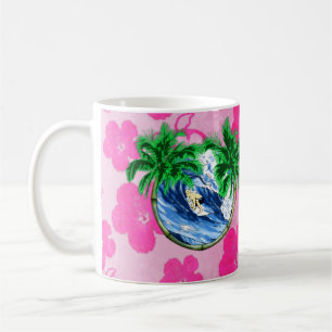 Mug Ketmie rose surfante