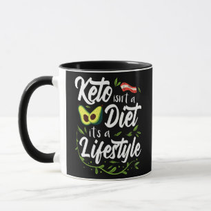 Mug Keto Cadeaux pour hommes Nutrition Ketones pour fe
