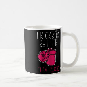 Mug Kickboxeuse drôle - J'aime le kickboxing