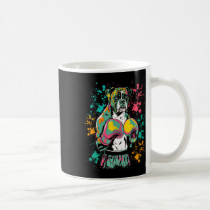 Mug Kickboxing Ou Boxer Chien Drôle Pour Hommes Femmes