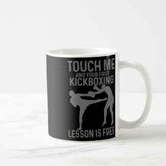 Mug Kickboxing Votre Première Leçon Est Gratuite Drôle