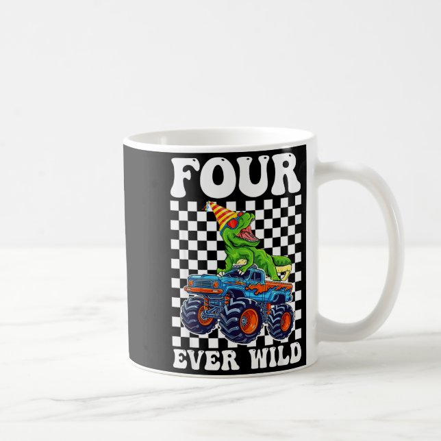 Mug Kids Four Ever Wild Dinosaur Monster Truck 4th Bir (Droite)