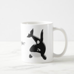 Mug Killer Whale Ajoutez Juste Un Nom