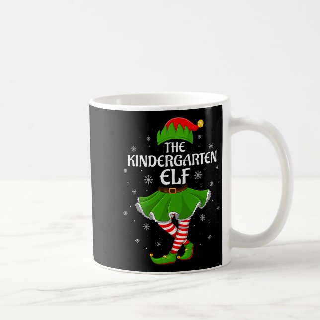 Mug Kindergarten Elf Christmas Family Girls Women Elf  (Droite)