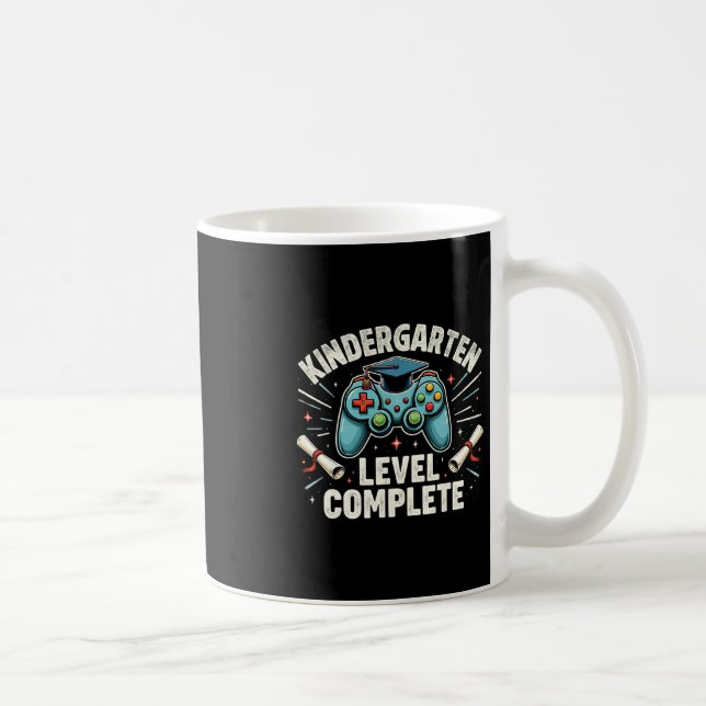 Mug Kindergarten Level Complete Funny Graduation 2025  (Droite)