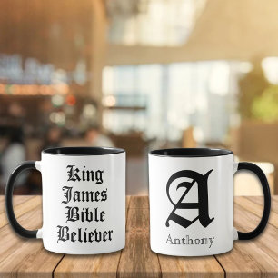Mug King James Bible Believer Christian Customisé
