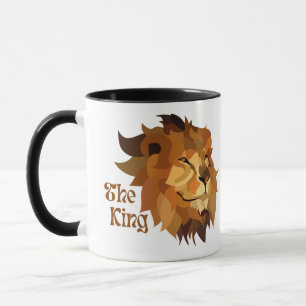MUG KING LION ILLUSTRATION WORLD MEILLEUR PÈRE
