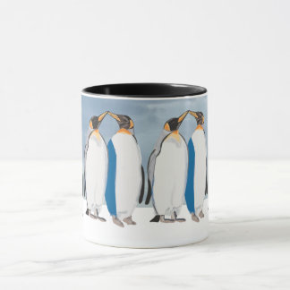 Mug King Penguin Pair Kissing 