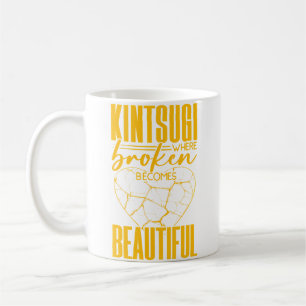 Mug Kintsugi  Kintsukuroi Art Japonais Imparfait Potte