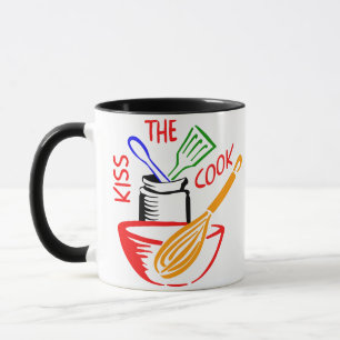 Mug Kiss the cook