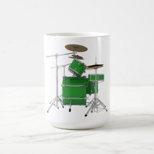 Mug Kit de batterie vert :