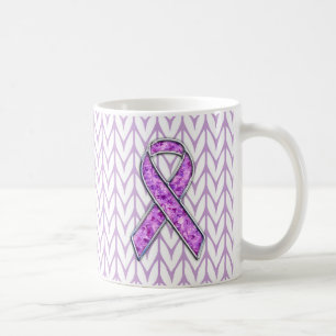 Mug Kit de sensibilisation au ruban rose cristal éléga