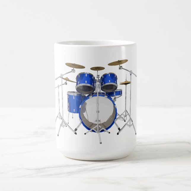 Mug Kit de tambour bleu : (Centre)