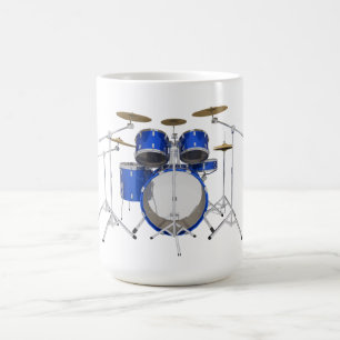 Mug Kit de tambour bleu :