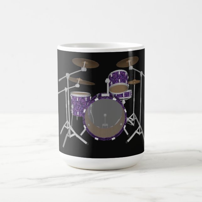 Mug Kit de tambour de jazz : Ensemble de tambours de v (Centre)