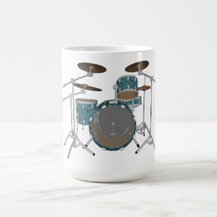 Mug Kit de tambours de jazz : Ensemble de tambours ver
