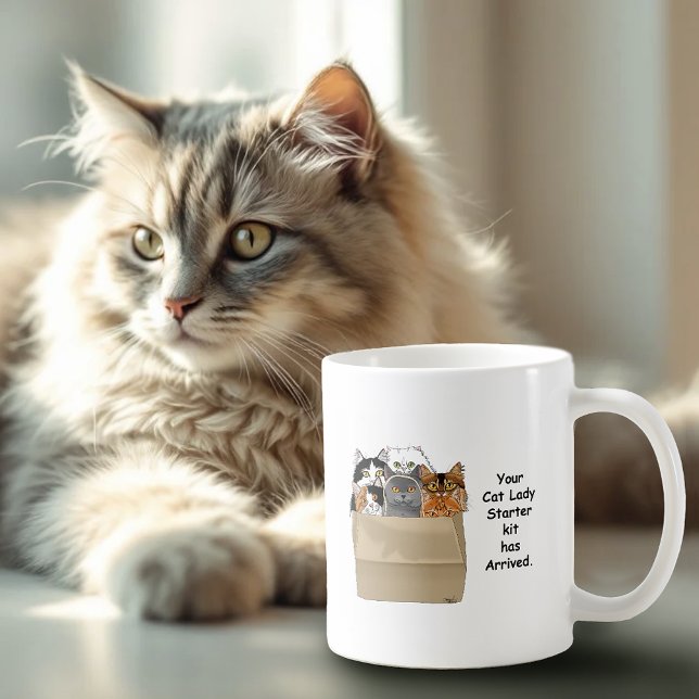 Mug Kit d'entrée Lady Cat (Créateur téléchargé)