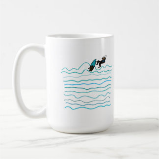 Mug Kiteboard/kitesurf - couple de kitesurf à vagues