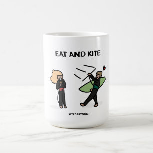 Mug Kiteboard/kitesurf - Manger et cerf-volant