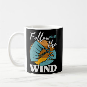 Mug Kiteboarder Suivre Le Vent Kitesurfer Kite Surf K