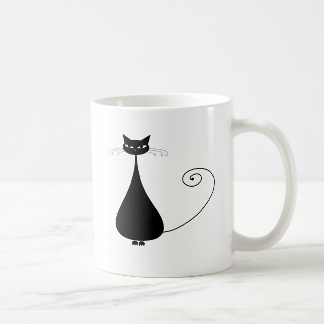 Mug Kitty fantaisie noir 4 (Droite)