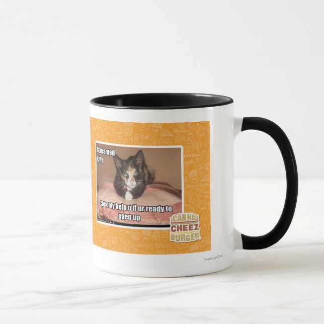 Mug Kitty intéressé (Droite)