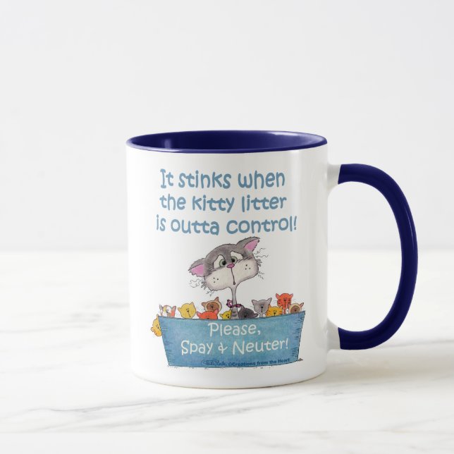 Mug Kitty Litter pue (Droite)