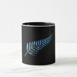 MUG KIWI NEW ZEALAND FERN PAUA