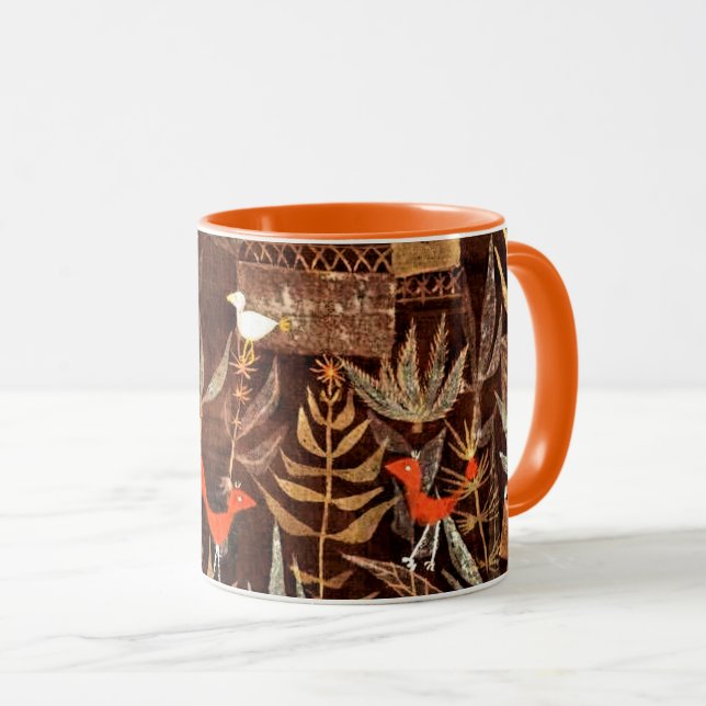 Mug Klee - Jardin des oiseaux, oeuvres d'art célèbres, (Devant droit)