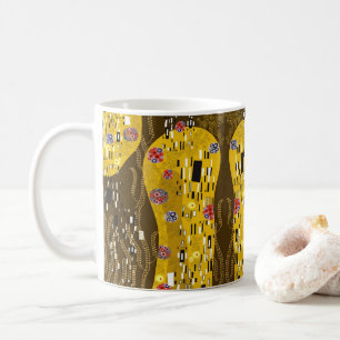 Mug Klimt Inspiré Or Motif Art Nouveau Le Baiser