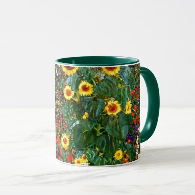 Mug Klimt - Jardin des fleurs (Devant droit)