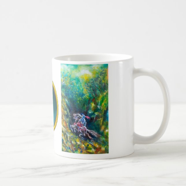 MUG KNIGHT LANCELOT, CHEVAL EN FORÊT VERTE (Droite)