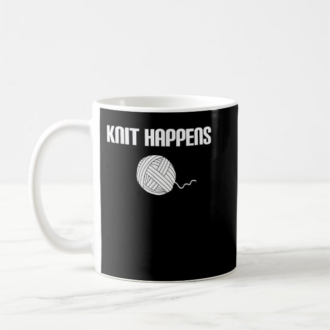 Mug Knit se produit - Tricot Knitter Crochet Crochet (Gauche)