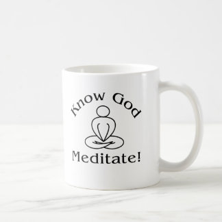 Mug - Know God, meditate