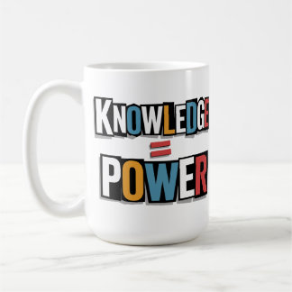 Mug Knowledge = Power – Ransom Letter Collage