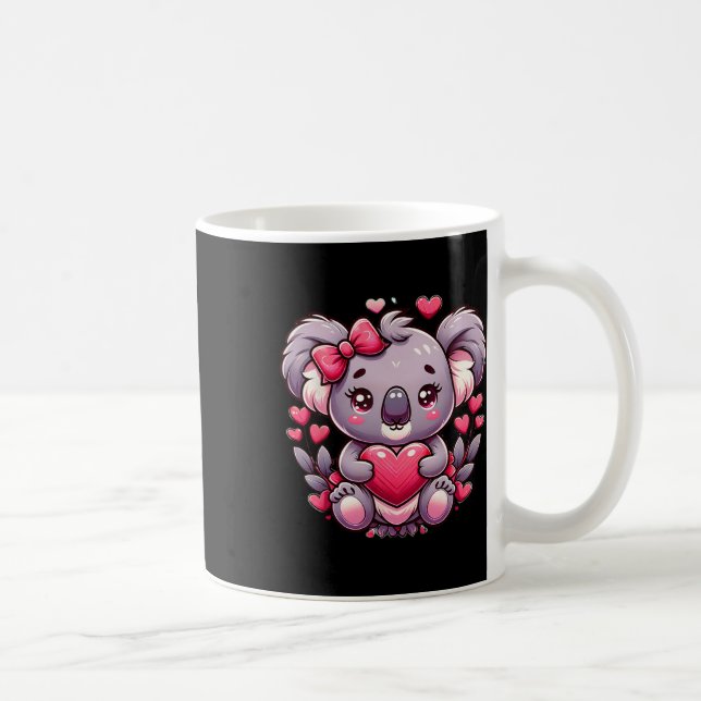 Mug Koala coeurs Saint-Valentin ours (Droite)