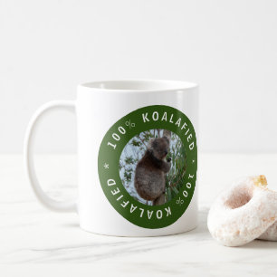 Mug Koala Koalafied Certifié animal mignon Australie
