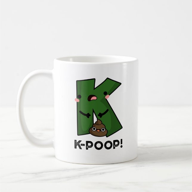 Mug Kobop Funny K-pop Poo Pun (Gauche)
