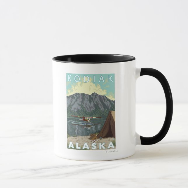 Mug Kodiak, AlaskaBush Plane Fishing (Droite)