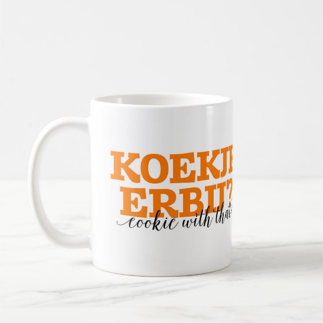 Mug Koekje/vocabulaire néerlandais mot de biscuit (Gauche)