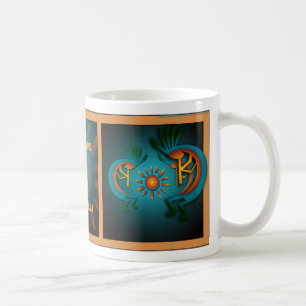 Mug Kokopelli avec bouchon Modèle Sun Sud-Ouest
