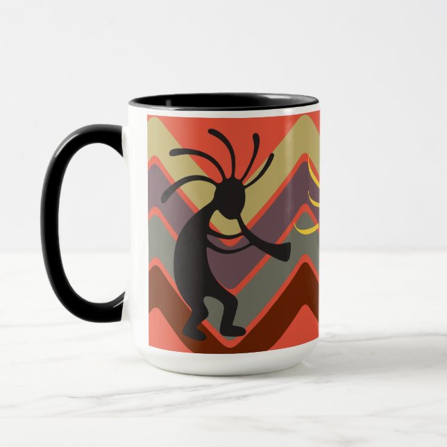 Mug Kokopelli Sud-Ouest Abstrait (Gauche)