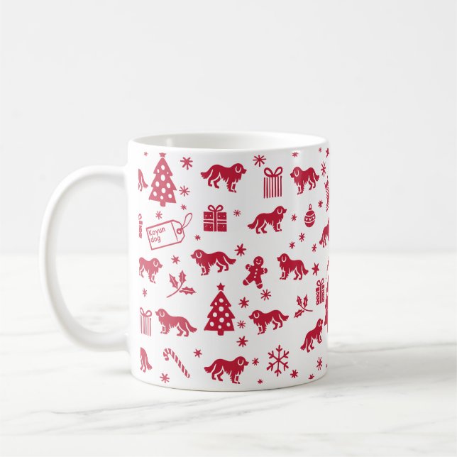 Mug Koyun chien conception de Noël (Gauche)