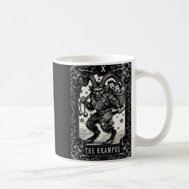 Mug Krampus Tarot Card Design Christmas Season Evil Pa (Droite)