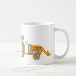 Mug Kubota et poules petits
